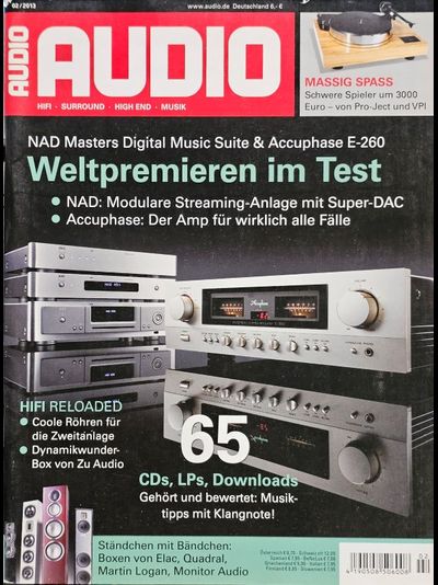 Audio Magazine February 2013, Иностранные журналы, intpressshop