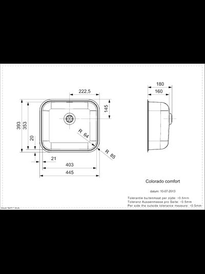 Мойка Reginox Colorado L Comfort lux