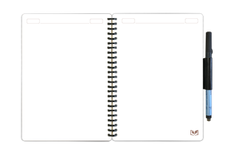 Многоразовый зож ежедневник, формат А5 (148 х 210 мм). Обложка из картона с защитным покрытием (цветные узоры)