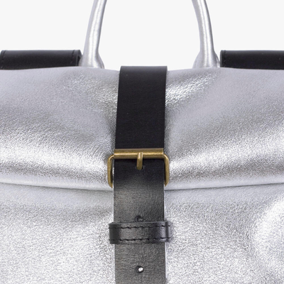 Рюкзак Kokosina Rolltop Серебристый