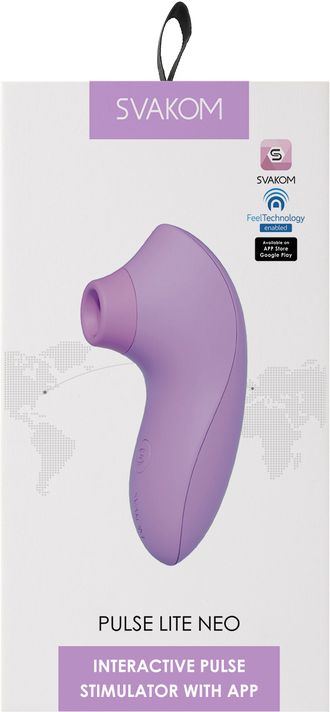 SX013A-LVD Мембранно-волновой клиторальный стимулятор Pulse Lite Neo lavender