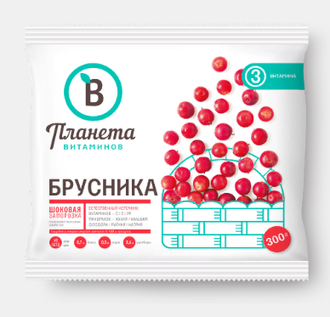 Брусника 300 гр. ТМ Планета витаминов