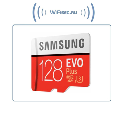 Карта памяти microSDXC UHS-I U3 SAMSUNG EVO PLUS 128 ГБ, 100 МБс, Class 10, MB-MC128HARU, + переходник SD