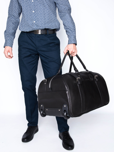 Дорожная сумка на колесах Firenze Premium black (арт. 
4042-51)