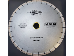 Отрезной диск по граниту Пиранья D450mm,60/50mm(бесшумный)