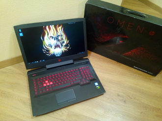 HP OMEN 17-AN107UR ( 17.3 FHD IPS i5-8300H GTX1050 8Gb 1Tb + 128SSD )