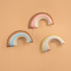 Радуга сатин (розовый/ голубой/ бежевый)