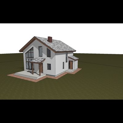 Двухэтажный дом с тремя спальнями 124м² (S74)