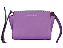 Женская Сумка Michael Michael Kors Selma mini фиолетовая