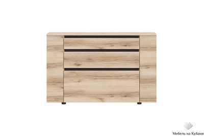 Берген комод Дуб делано/Венге