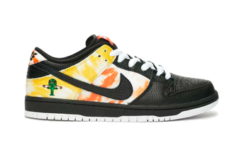 Nike SB Dunk Low QS (Черные с желтым)