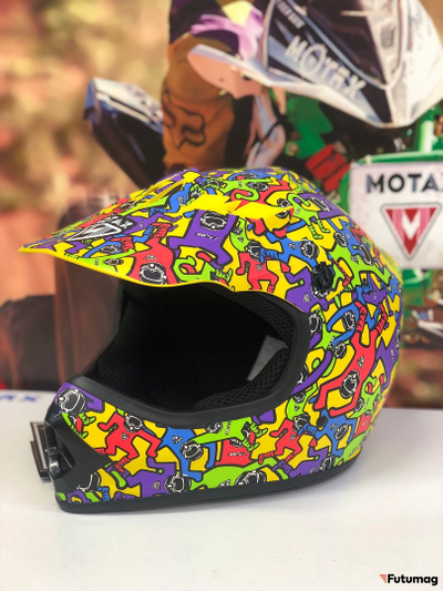 Детский кроссовый шлем Motax