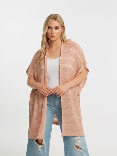 Летний вязанный кардиган, цвета в аасортименте