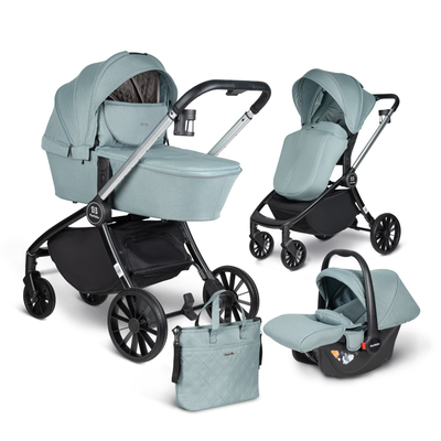 Детская коляска 3 в 1 Farfello Baby Shell Мятный