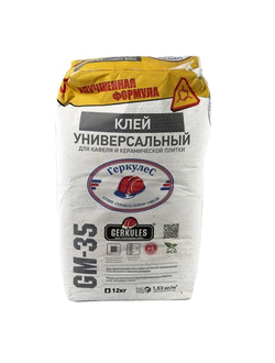 Клей Геркулес для кафеля "Универсальный", 12кг GM-35