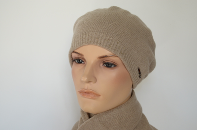 Vizio Италия 9000 В берет кашемировый бежевый цвет