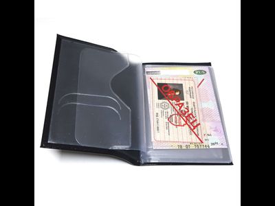 Кожаная обложка для авто документов с логотипом SUBARU