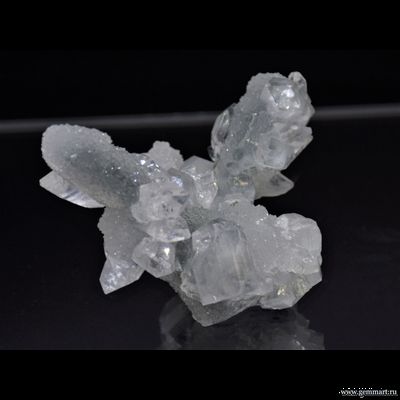 Апофиллит на псевдосталактите халцедона. 125*36*31мм (ААА)