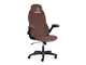 Кресло компьютерное BAZUKA (БАЗУКА) флок коричневый