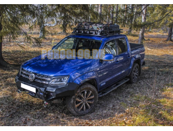 Силовая защита штатных порогов (без крепежа) Volkswagen Amarok (2010-2016)
