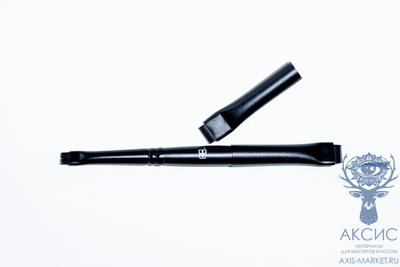 Кисть PACE №1 + доп. аппликатор в черном упругом нейлоне для ламинирования ресниц