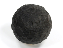 Шар Обсидиан, "Луна", Мексика (48 мм, 151 г) №35780