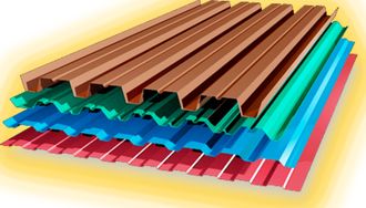 Профнастил окрашенный RAL некондиция