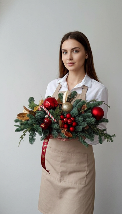 Новогодняя композиция № 1118