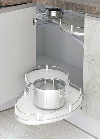 Волшебный уголок Soft Corner, Starax S-3104-С (S-3104) поворотный, на фасад 400 мм (800х400х600 мм), правый