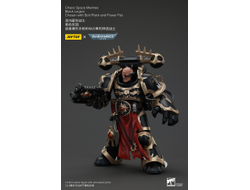 Избранный Черного Легиона (Warhammer 40k) - КОЛЛЕКЦИОННАЯ ФИГУРКА 1/18 Black Legion Chosen with Bolt Pistol and Power Fist (JT00966) - JOYTOY
