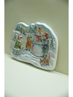 Плакетка "Зимние забавы"
