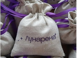 Саше льняное с печатью лого
