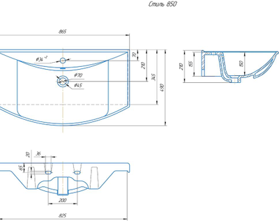Мебель для ванной Opadiris Омега 85 слоновая кость