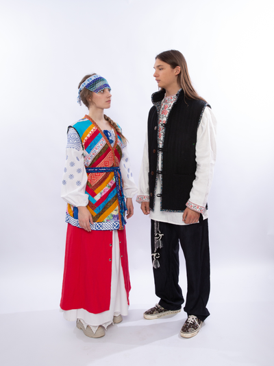 Жилет лоскутный Ярый