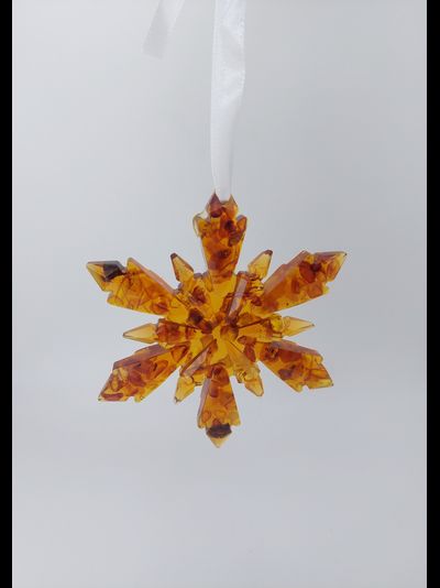 Новогодняя игрушка " Снежинка большая"