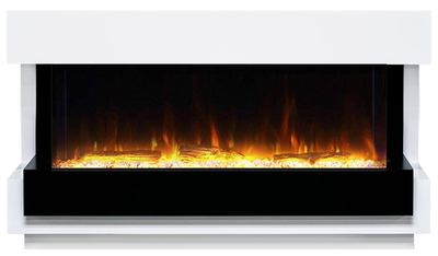 Линейный электрокамин Cube WT с очагом Astra 50 RF