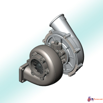 Турбокомпрессор для ЯМЗ-240 НМ2 - ТКР 10ТТ-02 (левый)