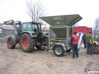 Передвижная вальцовая плющилка влажного зерна ROmiLL М1