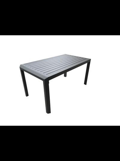 Обеденный стол из алюминия Graphite 140