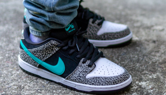 Nike SB Dunk Low Atmos Elephant (Черные с серым)