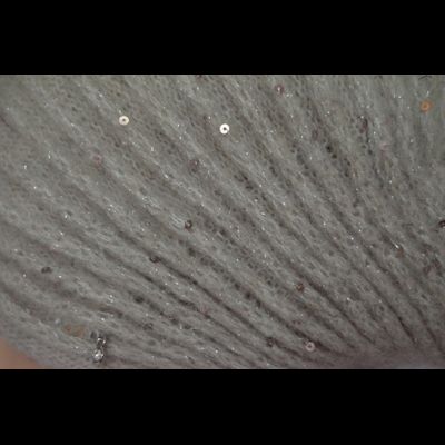 Вязаный берет с асимметричными полосами Vizio Италия 6942 бежевый