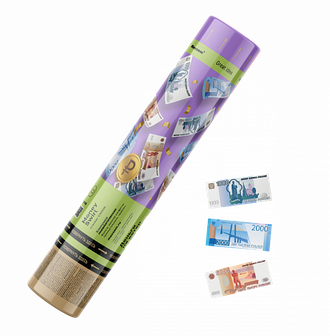 Пневмохлопушка Деньги на ветер