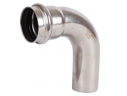 Угольник ROMMER однораструбный 90° ВПр-НПр, 42, из нержавеющей стали прессовой