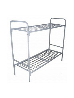 Кровать металлическая двухъярусная сетка
