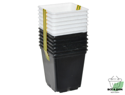 Набор горшков для рассады 12шт*0,25л микс