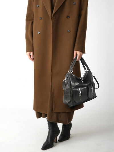 (АРТИКУЛ: 10120/1/5) СУМКА ЖЕНСКАЯ, НЕБОЛЬШАЯ, НАТУРАЛЬНАЯ КОЖА С НЕБОЛЬШИМ ГЛЯНЦЕМ, ЧЕРНАЯ, С ПЛЕЧЕВЫМ РЕМНЕМ