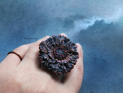 Самый Волшебный Цветок. Необычное кольцо в виде цветка из коллекции волшебных украшений "Легенды Винсенто"