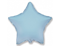 Фольгированный шар звезда "Голубой"
