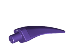 Barb / Claw / Horn / Tooth - Medium, Dark Purple (87747 / 6058227 / 6270093)