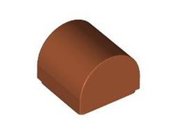 Slope, Curved 1 x 1 x 2/3 Double, Dark Orange (49307 6439726)